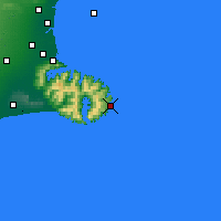 Nearby Forecast Locations - Akaroa - mapa