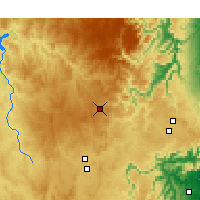 Nearby Forecast Locations - Taralga - mapa