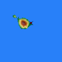 Nearby Forecast Locations - Wyspa Heard - mapa