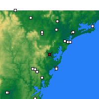 Nearby Forecast Locations - Middle Head - mapa