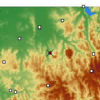 Nearby Forecast Locations - Edi Upper - mapa