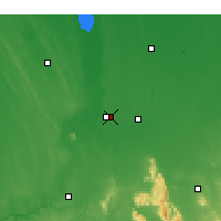 Nearby Forecast Locations - Horsham - mapa