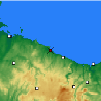 Nearby Forecast Locations - Wynyard - mapa