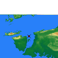 Nearby Forecast Locations - Sorong - mapa