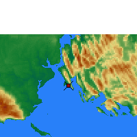 Nearby Forecast Locations - Kaimana - mapa
