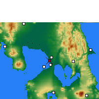 Nearby Forecast Locations - Manila - mapa