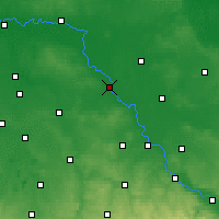 Nearby Forecast Locations - Torgau - mapa