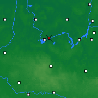 Nearby Forecast Locations - Brandenburgia - mapa