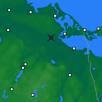 Nearby Forecast Locations - Anklam - mapa
