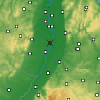 Nearby Forecast Locations - Spira - mapa