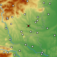 Nearby Forecast Locations - Fürstenfeld - mapa