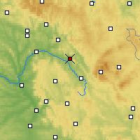 Nearby Forecast Locations - Kulmbach - mapa