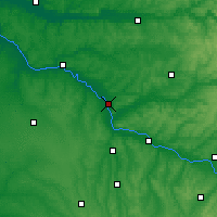 Nearby Forecast Locations - Tonneins - mapa