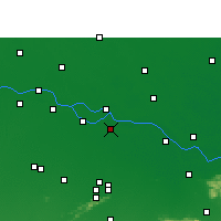 Nearby Forecast Locations - Bakhtiarpur - mapa