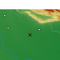Nearby Forecast Locations - Balrampur - mapa