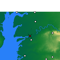 Nearby Forecast Locations - Bharuch - mapa