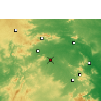 Nearby Forecast Locations - Chaibasa - mapa