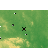 Nearby Forecast Locations - Ćandrapur - mapa