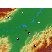 Nearby Forecast Locations - Jorhat - mapa
