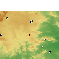 Nearby Forecast Locations - Khunti - mapa
