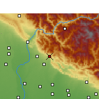 Nearby Forecast Locations - Kotdwara - mapa