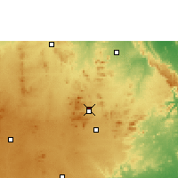 Nearby Forecast Locations - Madanapalle - mapa