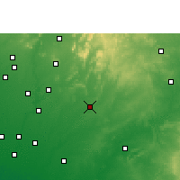 Nearby Forecast Locations - Modasa - mapa