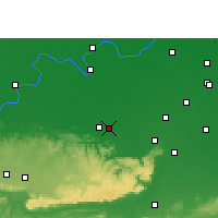 Nearby Forecast Locations - Mohania - mapa