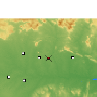 Nearby Forecast Locations - Naila-Janjgir - mapa