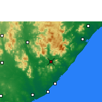 Nearby Forecast Locations - Paralakhemundi - mapa