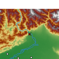 Nearby Forecast Locations - Pasighat - mapa
