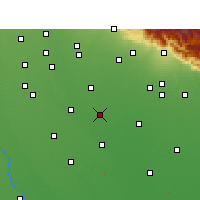 Nearby Forecast Locations - Rampur - mapa