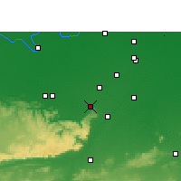 Nearby Forecast Locations - Sasaram - mapa