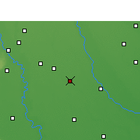 Nearby Forecast Locations - Shikarpur - mapa