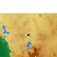 Nearby Forecast Locations - Shivamogga - mapa
