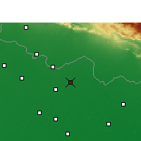 Nearby Forecast Locations - Sitamarhi - mapa