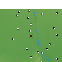 Nearby Forecast Locations - Sonipat - mapa