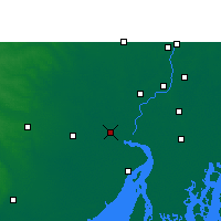 Nearby Forecast Locations - Tamluk - mapa