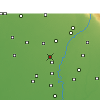 Nearby Forecast Locations - Taraori - mapa