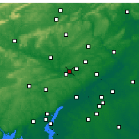 Nearby Forecast Locations - Norristown - mapa