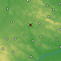 Nearby Forecast Locations - Chęciny - mapa