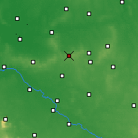 Nearby Forecast Locations - Twardogóra - mapa