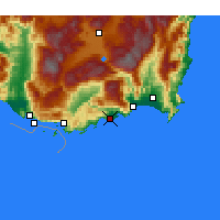 Nearby Forecast Locations - Demre - mapa