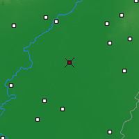 Nearby Forecast Locations - Karcag - mapa