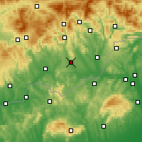 Nearby Forecast Locations - Rymawska Sobota - mapa
