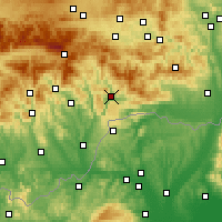 Nearby Forecast Locations - Rożniawa - mapa