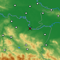 Nearby Forecast Locations - Brczko - mapa