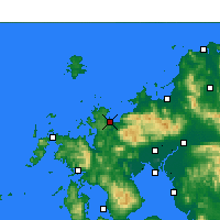 Nearby Forecast Locations - Karatsu - mapa
