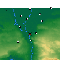Nearby Forecast Locations - Szubra al-Chajma - mapa