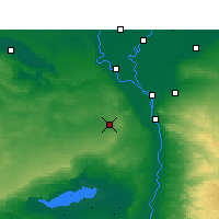 Nearby Forecast Locations - Madinat as-Sadis min Uktubar - mapa